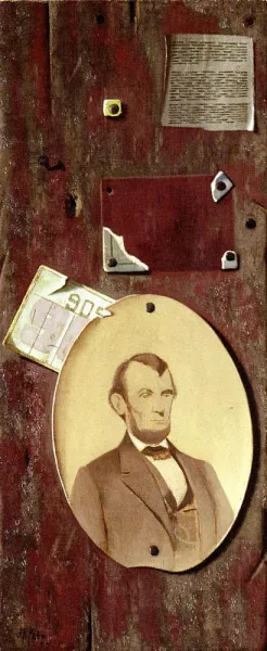 Portrait of Lincoln painting by John Frederick Peto