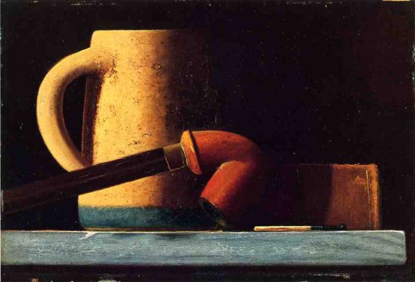 Main Product Photo of Still Life with Mug Painting by John Frederick Peto