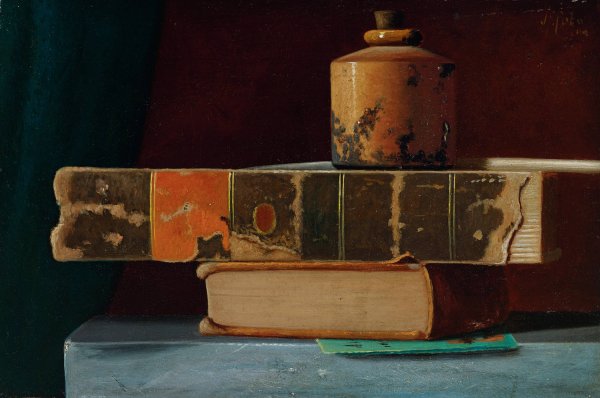 The Arnold Inkwell  by John Frederick Peto - Hand-Painted Oil Painting Reproduction