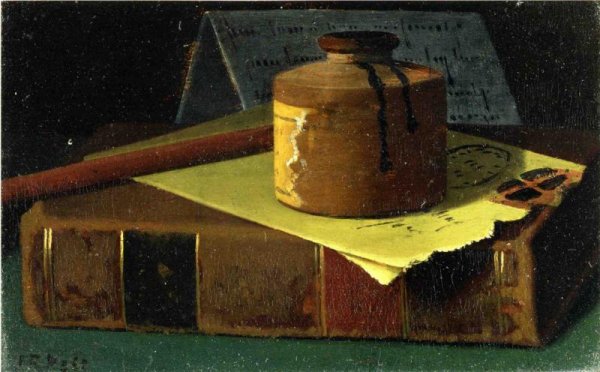 Main Product Photo of The Green Envelope Painting by John Frederick Peto