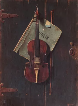 The Old Cremona by John Frederick Peto Oil Painting