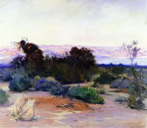 Mojave Desert by John Frost Oil Painting