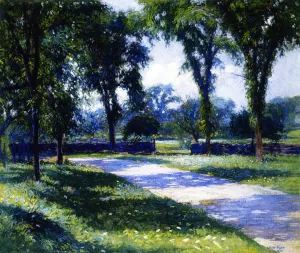 Parisian Park by John Frost - Oil Painting Reproduction