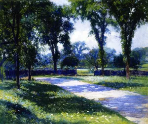 Parisian Park by John Frost Oil Painting