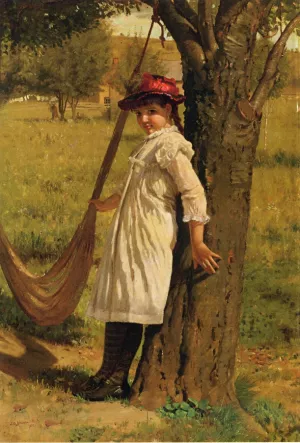 Give Me a Swing by John George Brown Oil Painting