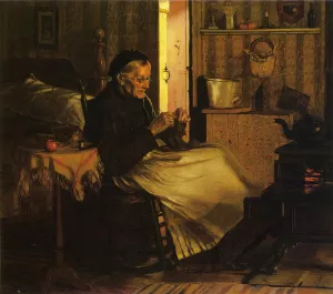 Home Comfort painting by John George Brown
