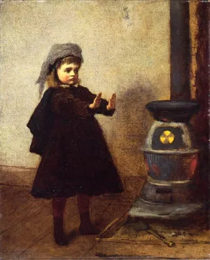 Isn't it Cold by John George Brown Oil Painting