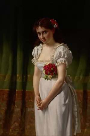 Meditation by John George Brown Oil Painting