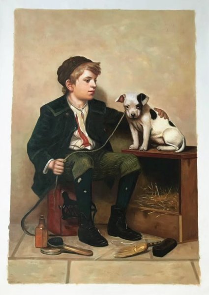My Best Friend Oil Painting Reproduction
