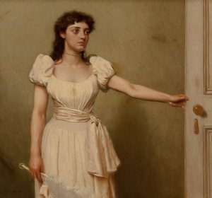 Parted by John George Brown Oil Painting