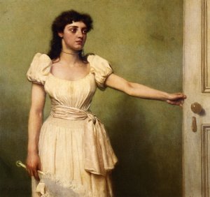 Parted by John George Brown Oil Painting