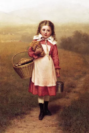 Returning Home by John George Brown - Oil Painting Reproduction