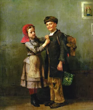Saint Patrick's Day by John George Brown Oil Painting