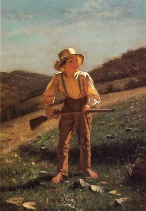 The Anxious Moment Oil painting by John George Brown