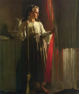 The Little Servant by John George Brown - Oil Painting Reproduction