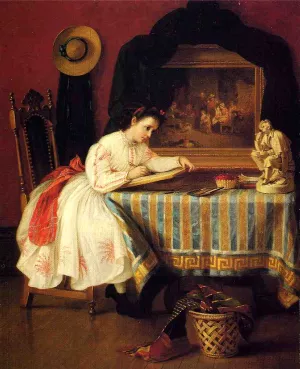 The Young Artist painting by John George Brown