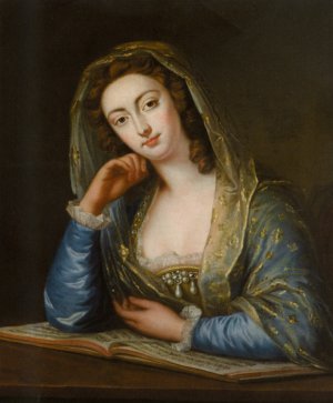 Margaret Peg Woffington by John Giles Eccard Oil Painting
