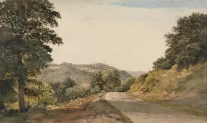 A Yorkshire Road by John Glover Oil Painting