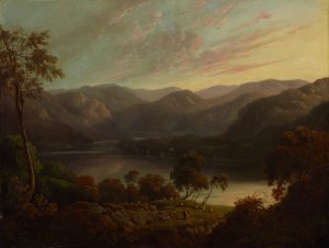 Landscape view in Cumberland by John Glover Oil Painting