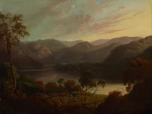 Landscape view in Cumberland by John Glover Oil Painting