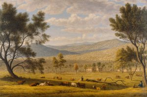 Patterdale farm by John Glover Oil Painting