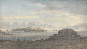 St. Davids Head, Pembrokeshire by John Glover Oil Painting