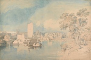 The Thames at Isleworth by John Glover Oil Painting