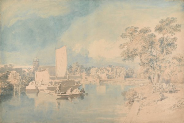 Main Product Photo of The Thames at Isleworth  Painting by John Glover