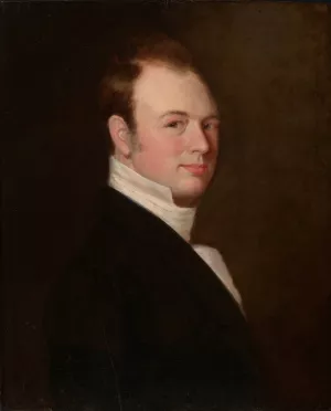 Self-Portrait by John Goffe Rand Oil Painting