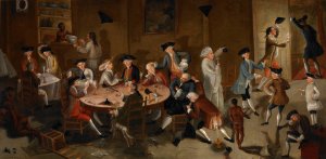 Sea Captains Carousing in Surinam by John Greenwood Oil Painting