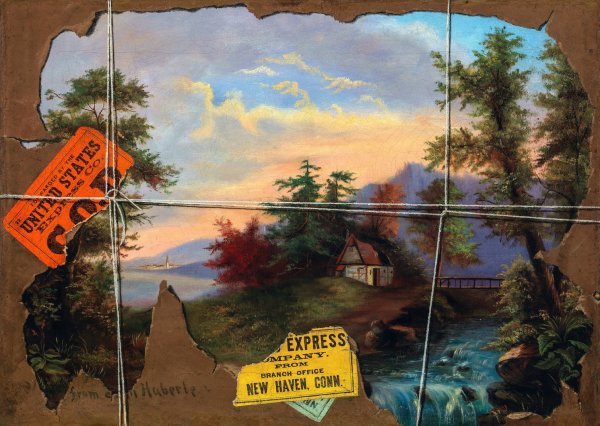 Main Product Photo of Torn in Transit  Painting by John Haberle