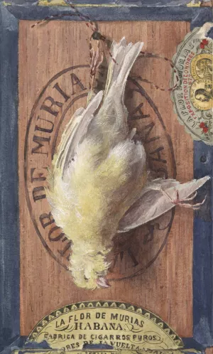 Trompe L'Oeil; Yellow Canary by John Haberle Oil Painting
