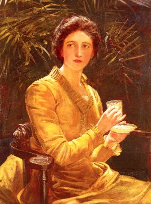 Five O'Clock Tea Oil painting by John Hanson Walker