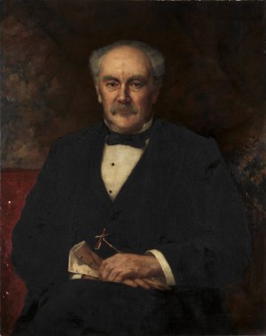 Hinman B. Hurlbut by John Harrison Witt Oil Painting