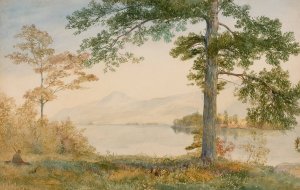 Lake George in Autumn by John Henry Hill Oil Painting