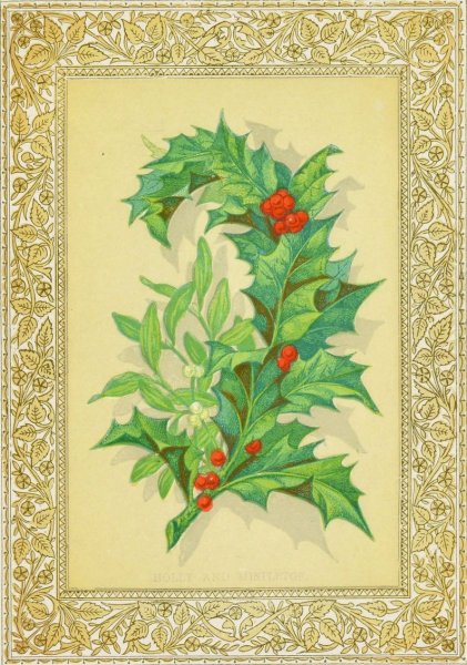Main Product Photo of Holly and Mistletoe  Painting by John Henry Ingram