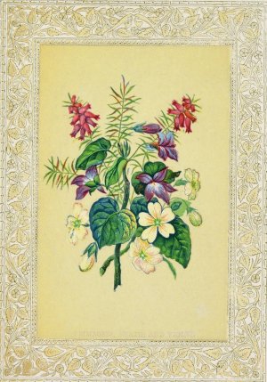Primroses, Heath and Violet by John Henry Ingram Oil Painting