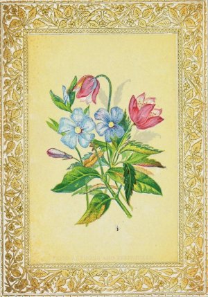 Wood Anemone and Periwinkle by John Henry Ingram Oil Painting