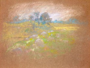 Chestnuts by John Henry Twachtman Oil Painting