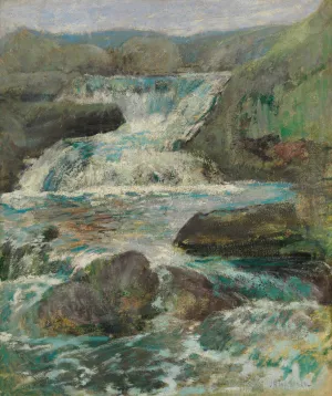 Horseneck Falls by John Henry Twachtman Oil Painting