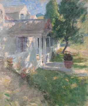 My House by John Henry Twachtman Oil Painting