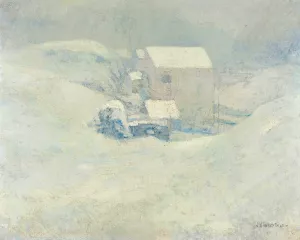 Snow by John Henry Twachtman Oil Painting