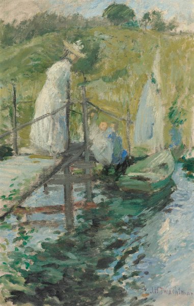 Main Product Photo of Summer Afternoon  Painting by John Henry Twachtman