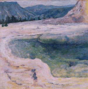 The Emerald Pool by John Henry Twachtman Oil Painting
