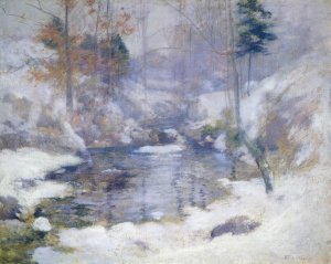 Winter Harmony by John Henry Twachtman Oil Painting