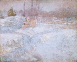 Winter by John Henry Twachtman Oil Painting