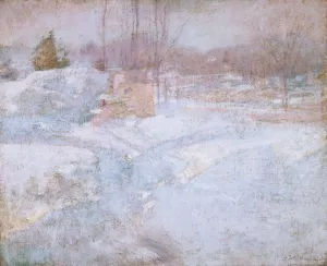 Winter by John Henry Twachtman Oil Painting
