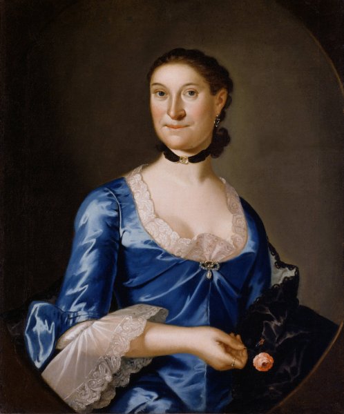 Main Product Photo of Mrs. Richard Brown Painting by John Hesselius