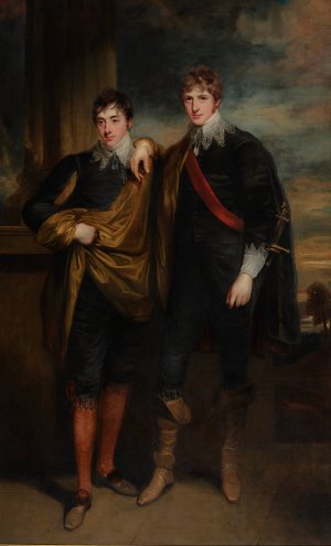 Henry Augustus Berkeley Craven and Keppel Richard Craven by John Hoppner Oil Painting