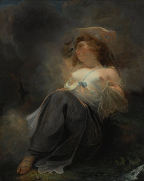 Jupiter And Io by John Hoppner - Hand-Painted Oil Painting Reproduction